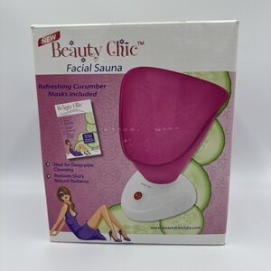 BEAUTY CHIC FACIAL SAUNA Deep Pore Cleansing Open Box (Never Used)